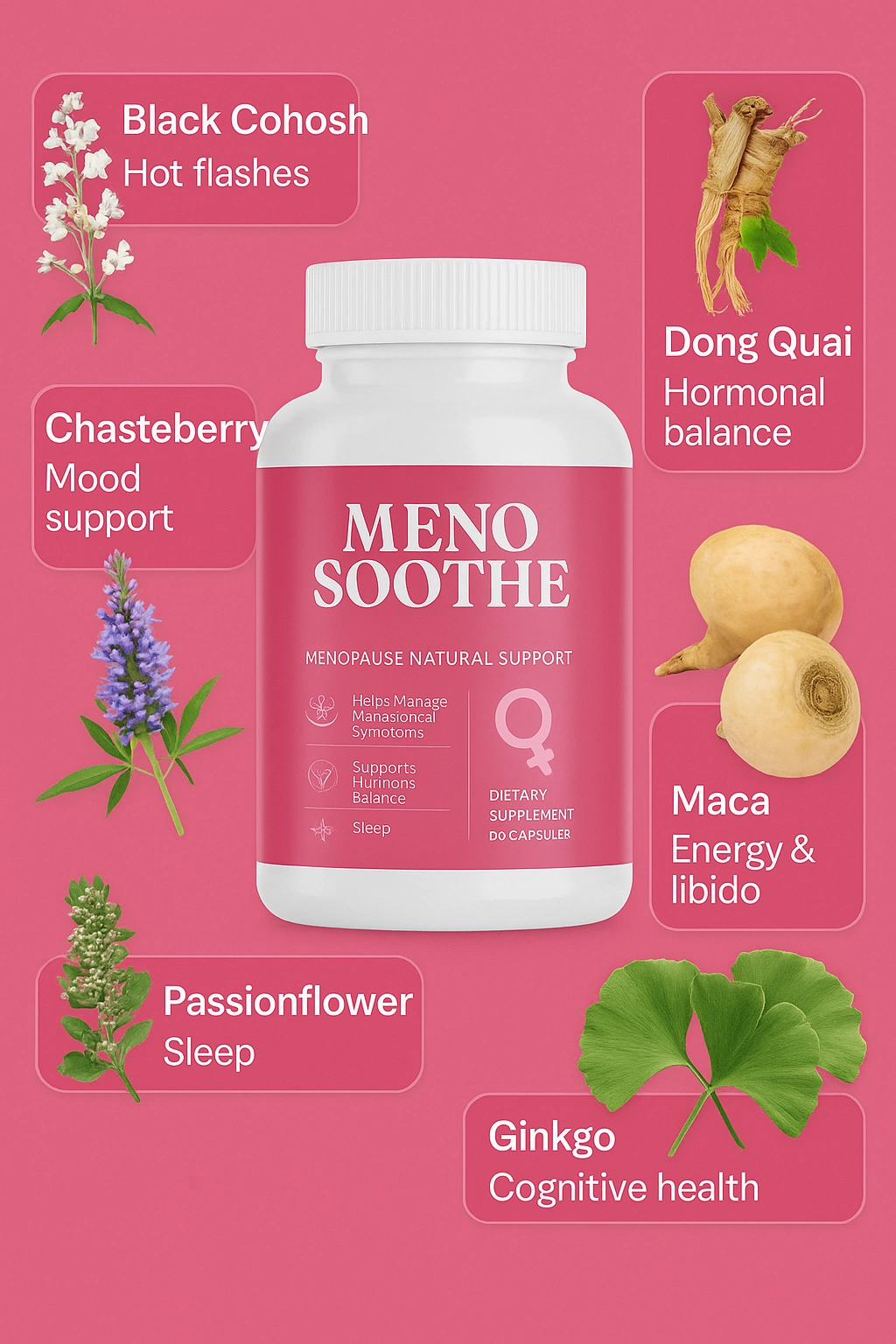 MenoSoothe Menopause Support Supplement